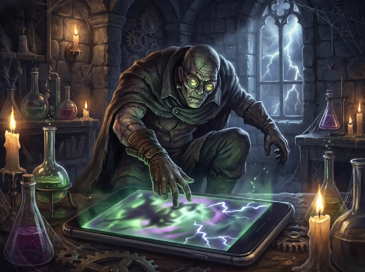 Frankenstein in a mobile browser